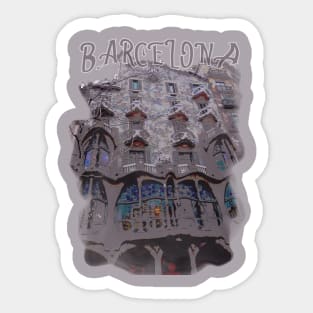 Barcelona, Casa Batlló Sticker